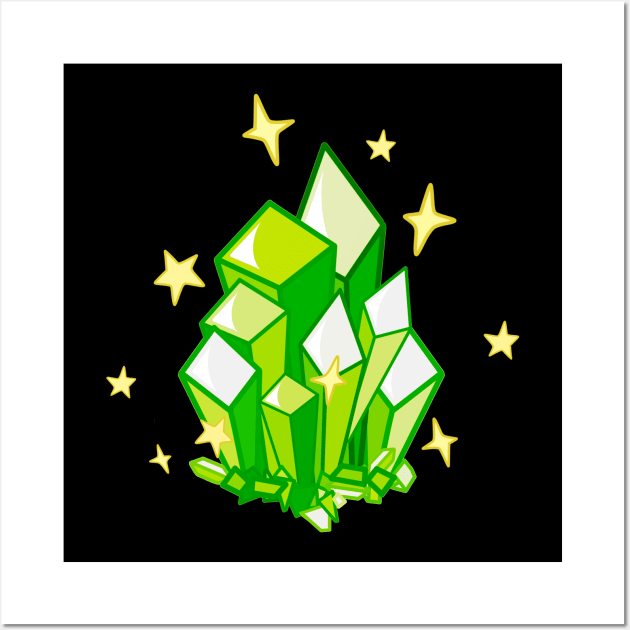 Peridot Wall Art by Kelly Louise Art